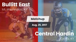 Matchup: Bullitt East High vs. Central Hardin  2017