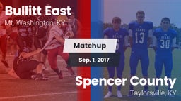 Matchup: Bullitt East High vs. Spencer County  2017