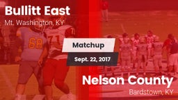 Matchup: Bullitt East High vs. Nelson County  2017