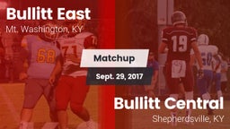 Matchup: Bullitt East High vs. Bullitt Central  2017