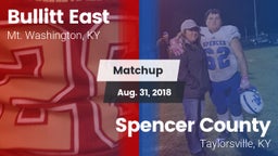 Matchup: Bullitt East High vs. Spencer County  2018