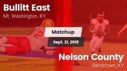 Matchup: Bullitt East High vs. Nelson County  2018