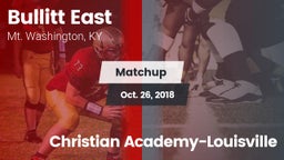Matchup: Bullitt East High vs. Christian Academy-Louisville 2018