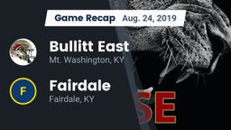 Recap: Bullitt East  vs. Fairdale  2019