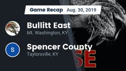 Recap: Bullitt East  vs. Spencer County  2019