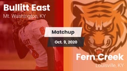 Matchup: Bullitt East High vs. Fern Creek  2020