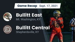 Recap: Bullitt East  vs. Bullitt Central  2021