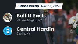 Recap: Bullitt East  vs. Central Hardin  2022