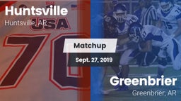Matchup: Huntsville High vs. Greenbrier  2019