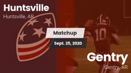 Matchup: Huntsville High vs. Gentry  2020