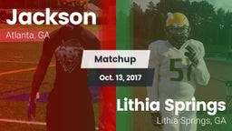 Matchup: Jackson  vs. Lithia Springs  2017