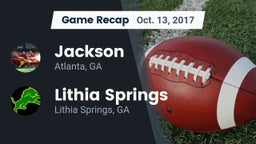 Recap: Jackson  vs. Lithia Springs  2017