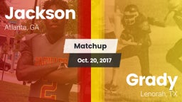 Matchup: Jackson  vs. Grady  2017