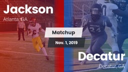 Matchup: Jackson  vs. Decatur  2019