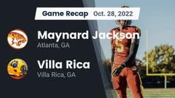 Recap: Maynard Jackson  vs. Villa Rica  2022