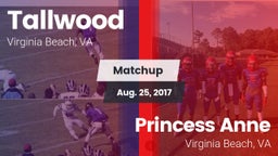 Matchup: Tallwood  vs. Princess Anne  2017