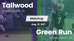 Matchup: Tallwood  vs. Green Run  2017
