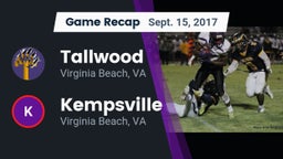 Recap: Tallwood  vs. Kempsville  2017