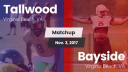 Matchup: Tallwood  vs. Bayside  2017