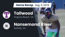 Recap: Tallwood  vs. Nansemond River  2018