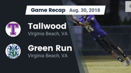 Recap: Tallwood  vs. Green Run  2018
