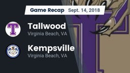 Recap: Tallwood  vs. Kempsville  2018