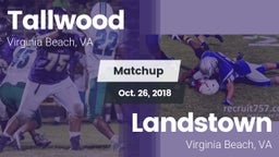 Matchup: Tallwood  vs. Landstown  2018