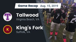 Recap: Tallwood  vs. King's Fork  2019