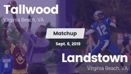 Matchup: Tallwood  vs. Landstown  2019
