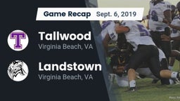 Recap: Tallwood  vs. Landstown  2019