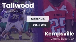 Matchup: Tallwood  vs. Kempsville  2019