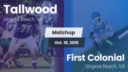 Matchup: Tallwood  vs. First Colonial  2019
