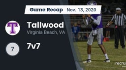 Recap: Tallwood  vs. 7v7 2020