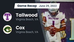 Recap: Tallwood  vs. Cox  2022
