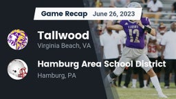 Recap: Tallwood  vs. Hamburg Area School District 2023