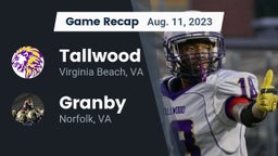 Recap: Tallwood  vs. Granby  2023