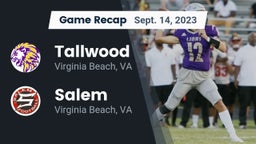 Recap: Tallwood  vs. Salem  2023