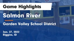 Salmon River  vs Garden Valley School District Game Highlights - Jan. 27, 2022