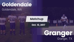 Matchup: Goldendale High vs. Granger  2017