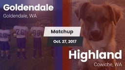 Matchup: Goldendale High vs. Highland  2017