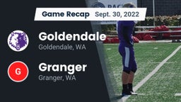 Recap: Goldendale  vs. Granger  2022