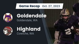 Recap: Goldendale  vs. Highland  2023