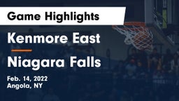 Kenmore East  vs Niagara Falls  Game Highlights - Feb. 14, 2022