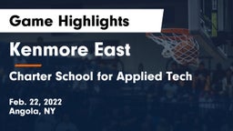 Kenmore East  vs Charter School for Applied Tech  Game Highlights - Feb. 22, 2022