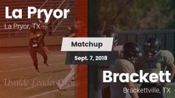 Matchup: La Pryor  vs. Brackett  2018