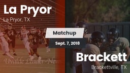 Matchup: La Pryor  vs. Brackett  2018
