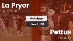 Matchup: La Pryor  vs. Pettus  2018