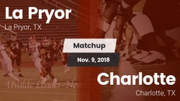 Matchup: La Pryor  vs. Charlotte  2018