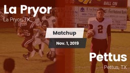 Matchup: La Pryor  vs. Pettus  2019