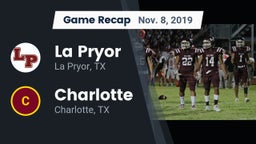 Recap: La Pryor  vs. Charlotte  2019
